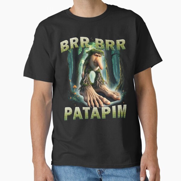 Item preview, Brr Brr Patapim Funny Italian Brainrot Meme designed and sold by MemishDesign.