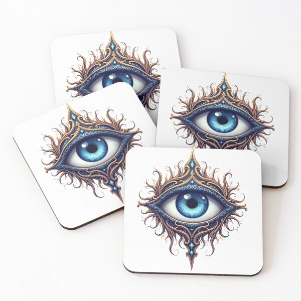 Item preview,  spiritual art, nazar evil eye energy protection designed and sold by nicnacc.