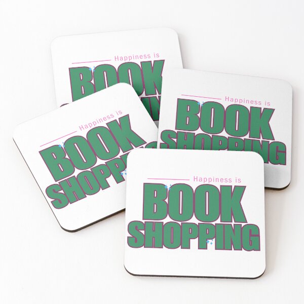 Item preview, Happiness is Book Shopping (green) designed and sold by elizabethdancer.