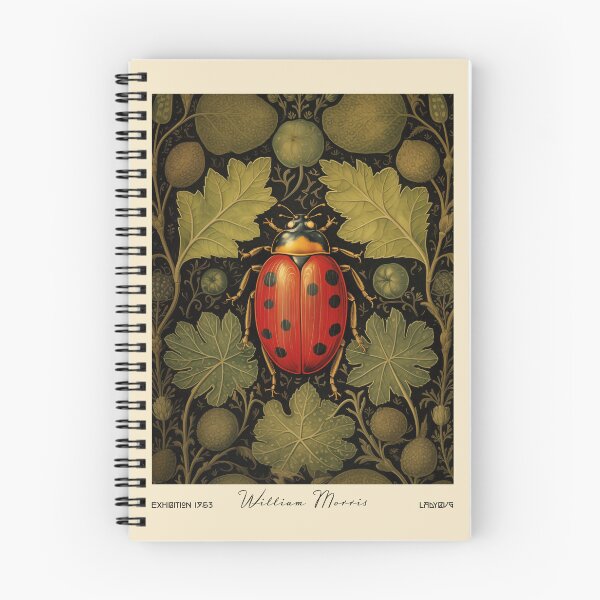 Item preview, William Morris Ladybug Nature Print designed and sold by MidCenturyStore.