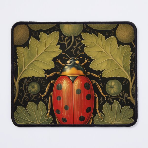 Item preview, William Morris Ladybug Nature Print designed and sold by MidCenturyStore.