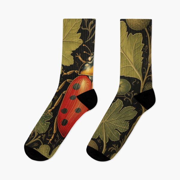 Item preview, William Morris Ladybug Nature Print designed and sold by MidCenturyStore.