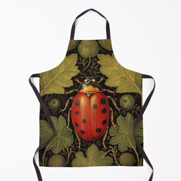 Item preview, William Morris Ladybug Nature Print designed and sold by MidCenturyStore.