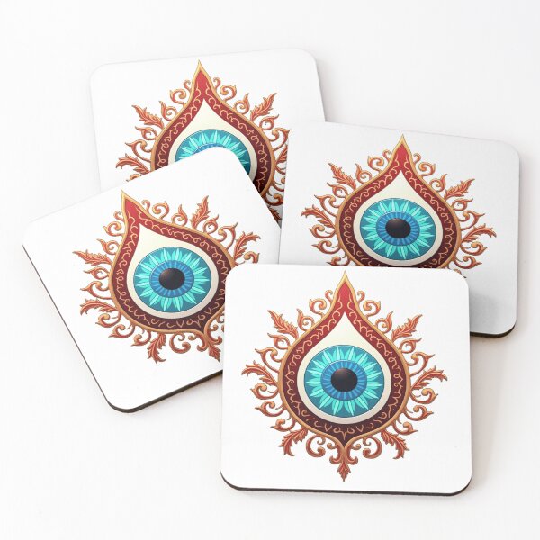 Item preview, spiritual art, evil eye energy protection nazar designed and sold by nicnacc.