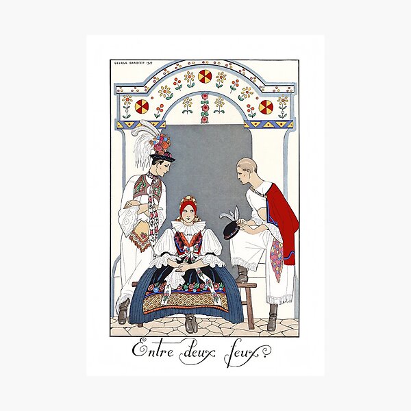 Item preview, Entre deux feux (Between two fires) designed and sold by Donkey's Salad.