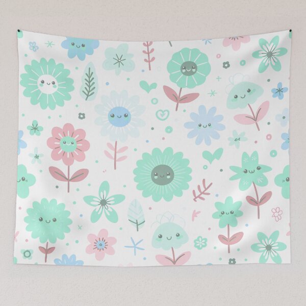 Item preview, Mint Green Floral Fun designed and sold by Bondrewd1.