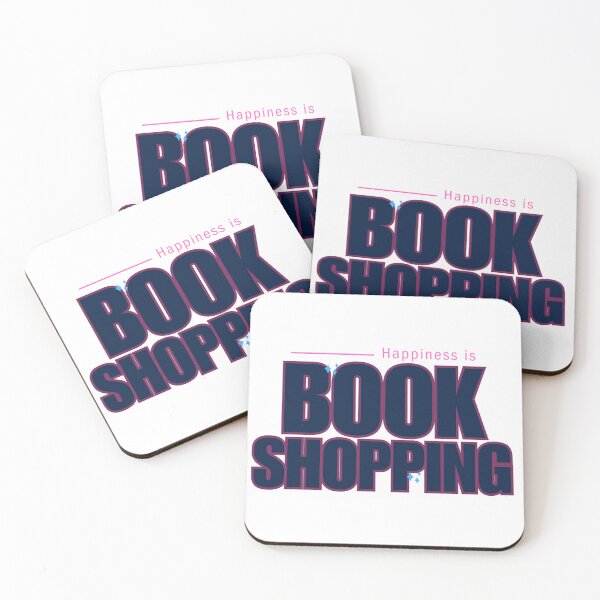 Item preview, Happiness is Book Shopping (Navy Blue) designed and sold by elizabethdancer.