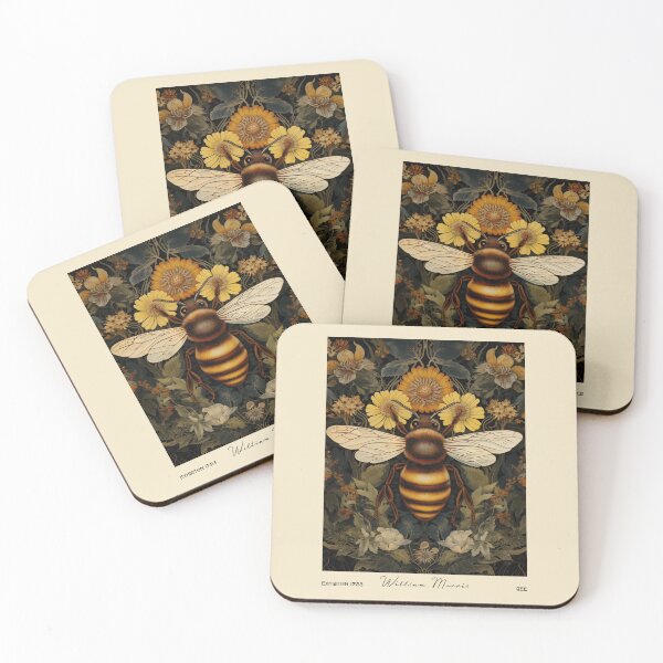 Item preview, William Morris Bee and Flower Art designed and sold by MidCenturyStore.