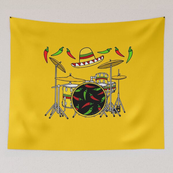 Item preview, Cinco De Mayo Drums Drummer Mexican Musician designed and sold by doodlerob.