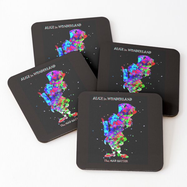 Item preview, Alice in Wonderland : Abstract Colorful Surreal Mad Hatter Print designed and sold by posterbobs.