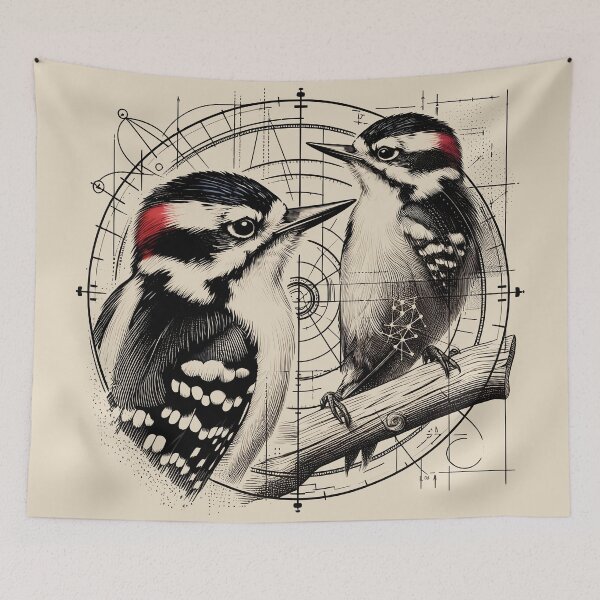 Item preview, Downy Woodpecker designed and sold by theAVIARY7.
