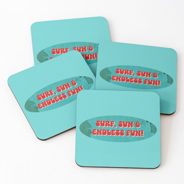 Item preview, Surf, Sun & Endless Fun! Retro grunge surf design with a quote for surfers designed and sold by ApricotBlossom.