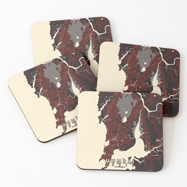 Item preview, Mumbai City Map of India - Vector designed and sold by deMAP.