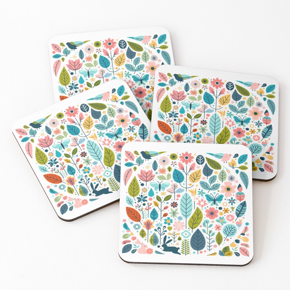 Item preview, Coasters (Set of 4) designed and sold by SpringSpirit.