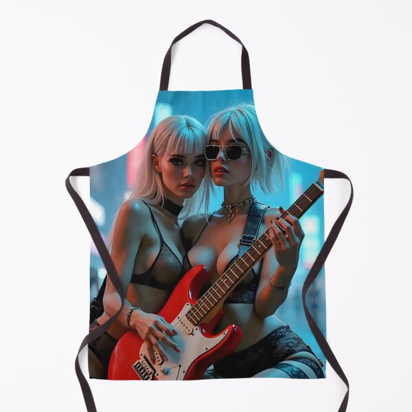 Item preview, Blonde guitarists designed and sold by Planet Utoppia.