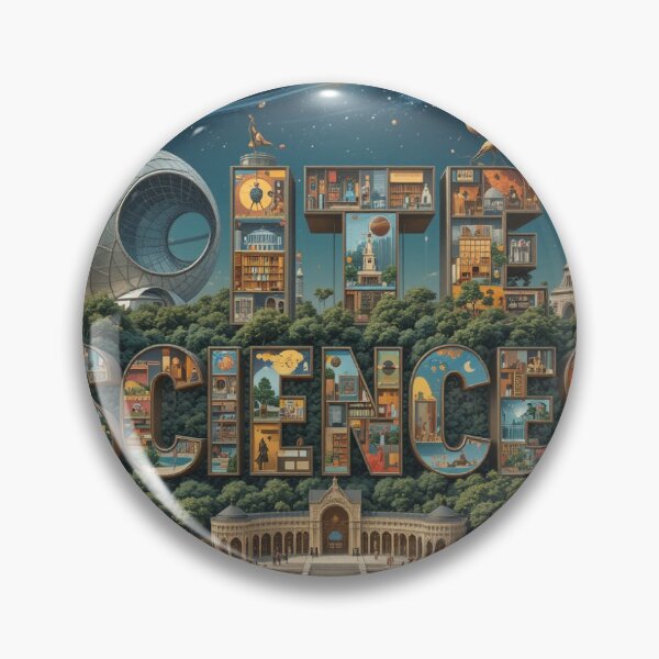 Item preview, CITÉ SCIENCES - Vintage Poster | Tribute to Innovation and Scientific Curiosity designed and sold by Artful Impression.