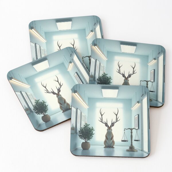 Item preview, Jackalope Libra with Potted Ficus designed and sold by HabitableMoons.