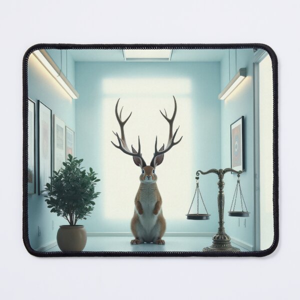 Item preview, Jackalope Libra with Potted Ficus designed and sold by HabitableMoons.