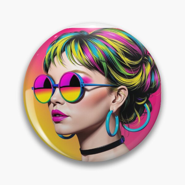 Item preview, Neon Vibes Mujer con estilo designed and sold by StyleSculpt-N.