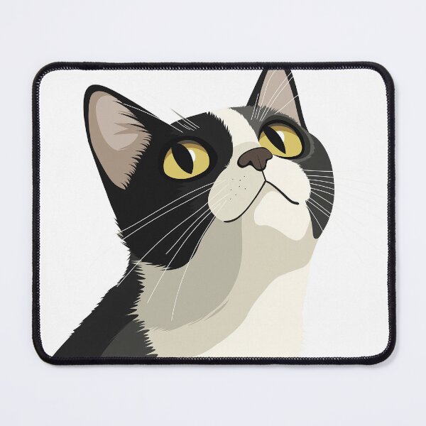 Item preview, Serene Gaze: Black Cat Reflecting the Night Sky designed and sold by studio902.