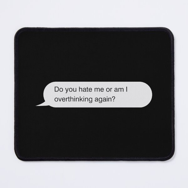 Item preview, iPhone text bubble message style - Anxiety and Overthinking designed and sold by mimiscreativity.