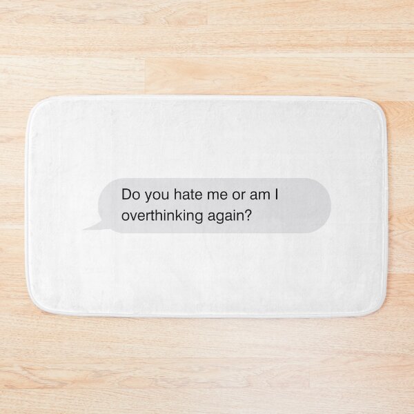 Item preview, iPhone text bubble message style - Anxiety and Overthinking designed and sold by mimiscreativity.