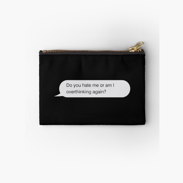 Item preview, iPhone text bubble message style - Anxiety and Overthinking designed and sold by mimiscreativity.