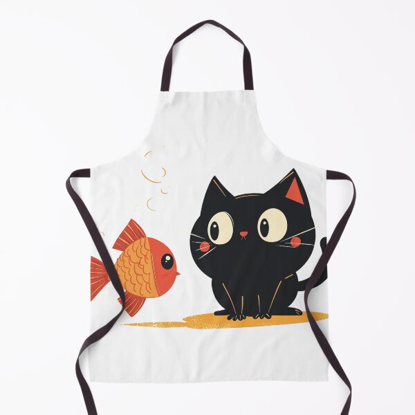 Item preview, Encounter on the Surface: The Fateful Moment of a Cat and Fish designed and sold by studio902.