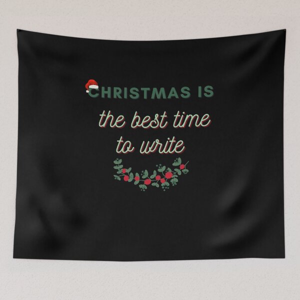 Item preview, Cozy Christmas Writing Holiday Book Art designed and sold by Zakrytos ★★★★★.