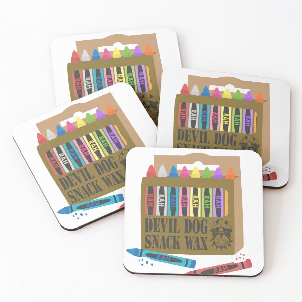 Item preview, USMC, Crayon Eater, Devil Dog Snack Wax designed and sold by TheGingerEffect.