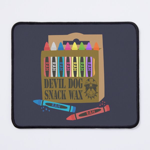 Item preview, USMC, Crayon Eater, Devil Dog Snack Wax designed and sold by TheGingerEffect.