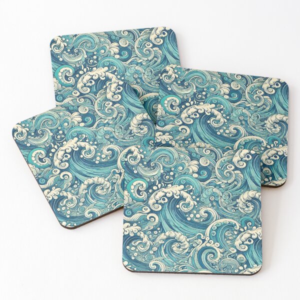 Item preview, Ocean Wave Swirls designed and sold by MySignatureItems.