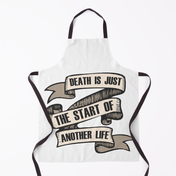 Item preview, banner death is just the start of another life quote designed and sold by Achille3777.