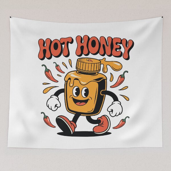 Item preview, Hot Honey - Sweet & Spicy Delight designed and sold by Mdozet.