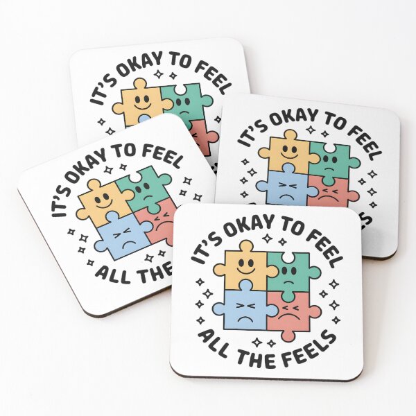 Item preview, It's Okay To Feel All The Feels, Speech Therapy, ABA Therapist, BCBA, Mental Health, RBT, AAC designed and sold by Orvista.