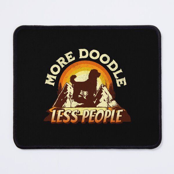 Item preview, More Doodle Less People Vintage Hiking Camping Gift designed and sold by Guarddogdrive.