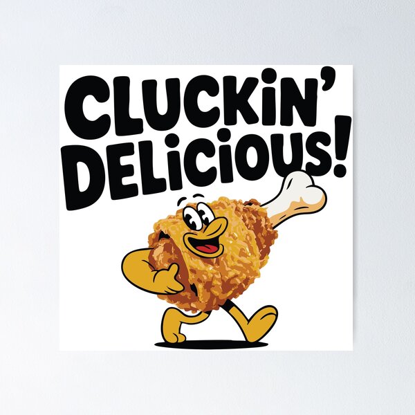 Item preview, Cluckin' Delicious - Golden Drumstick designed and sold by Mdozet.