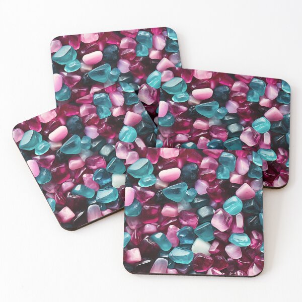 Item preview, Pink azure gems #8 designed and sold by Jirka Svetlik, Studio Illuvision.