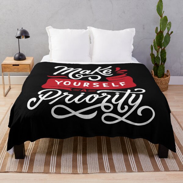 Item preview, Make Yourself a Priority - Self-Care Motivational Quote designed and sold by MHassan92.