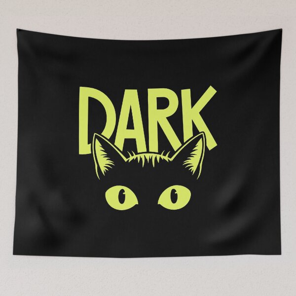 Item preview,  "Mysterious Dark Cat Vibes ???" designed and sold by trixxcreative.