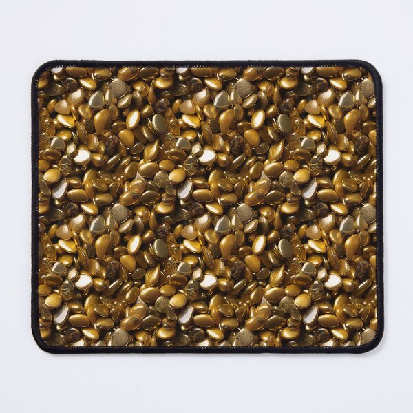 Item preview, Gold stones pattern #5 designed and sold by Jirka Svetlik, Studio Illuvision.