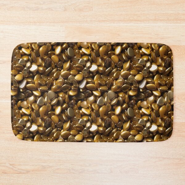Item preview, Gold stones pattern #5 designed and sold by Jirka Svetlik, Studio Illuvision.