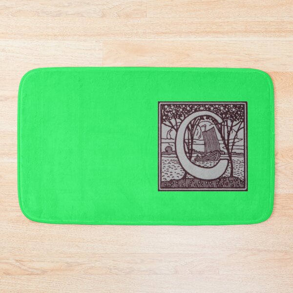 Item preview, Art by Mike Linocut and digitally edited, Alphabet Letter C, combinable designed and sold by allartbymike.