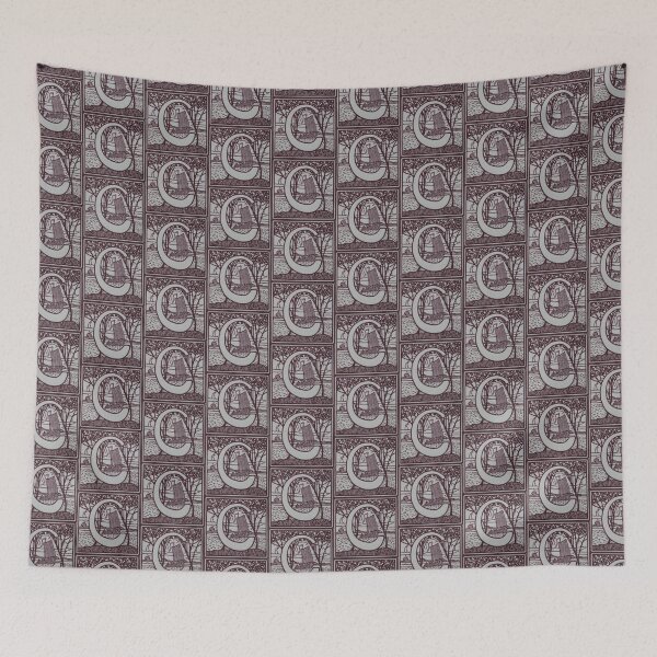 Item preview, Art by Mike Linocut and digitally edited, Alphabet Letter C, combinable designed and sold by allartbymike.