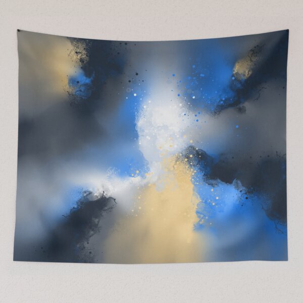Item preview, Harmonic Blue - Blue Abstract designed and sold by Joey Santiago.