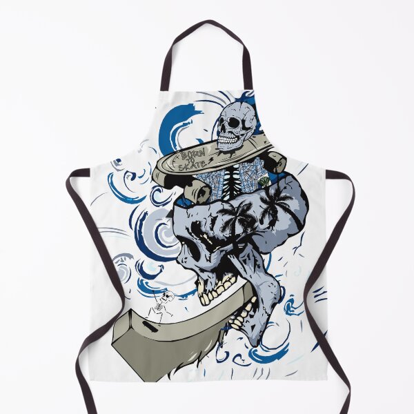 Item preview, Skull born to skate skull tattoo old school skater ramp flame skeleton designed and sold by Achille3777.