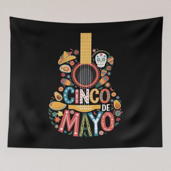 Item preview, Cinco de Mayo Guitar designed and sold by savrmiller.