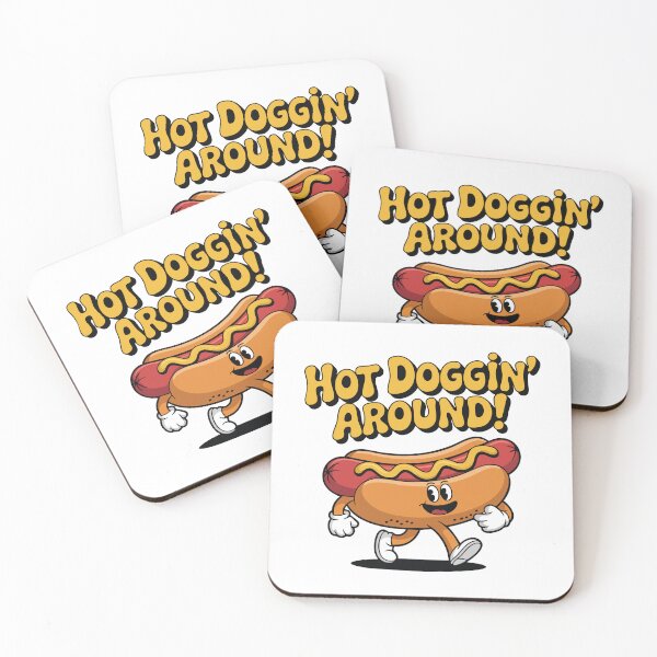 Item preview, Hot Doggin' Around - The Classic Snack designed and sold by Mdozet.
