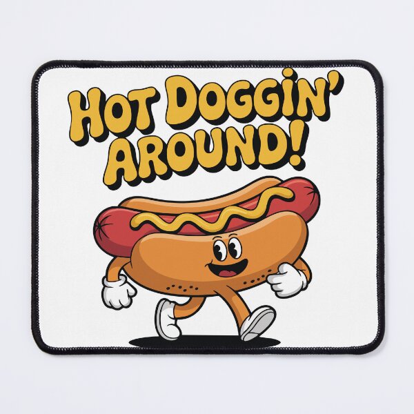 Item preview, Hot Doggin' Around - The Classic Snack designed and sold by Mdozet.