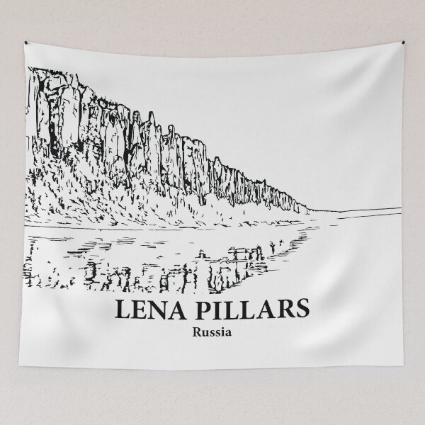 Item preview, Lena Pillars - Russia designed and sold by Lakeric Cityscapes.